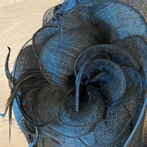 Black fancy / kentucky derby / funeral hat